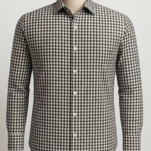 Black Checked Shirt