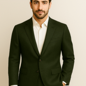 Croneeck-Dark Olive Green Suit