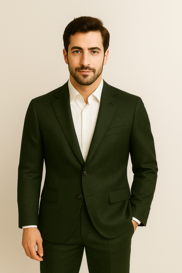 Croneeck-Dark Olive Green Suit