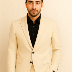 Croneeck-Light Cream Suit