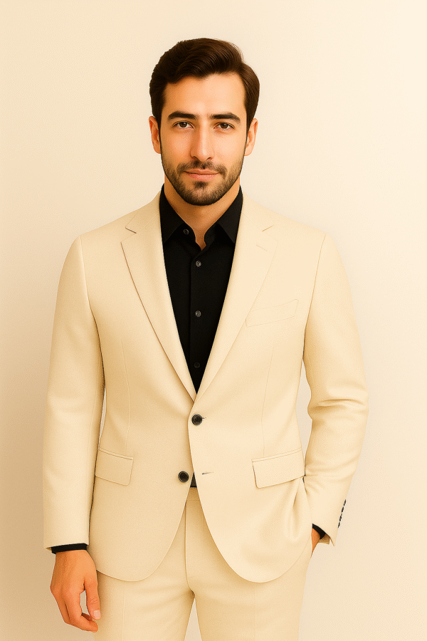 Croneeck-Light Cream Suit