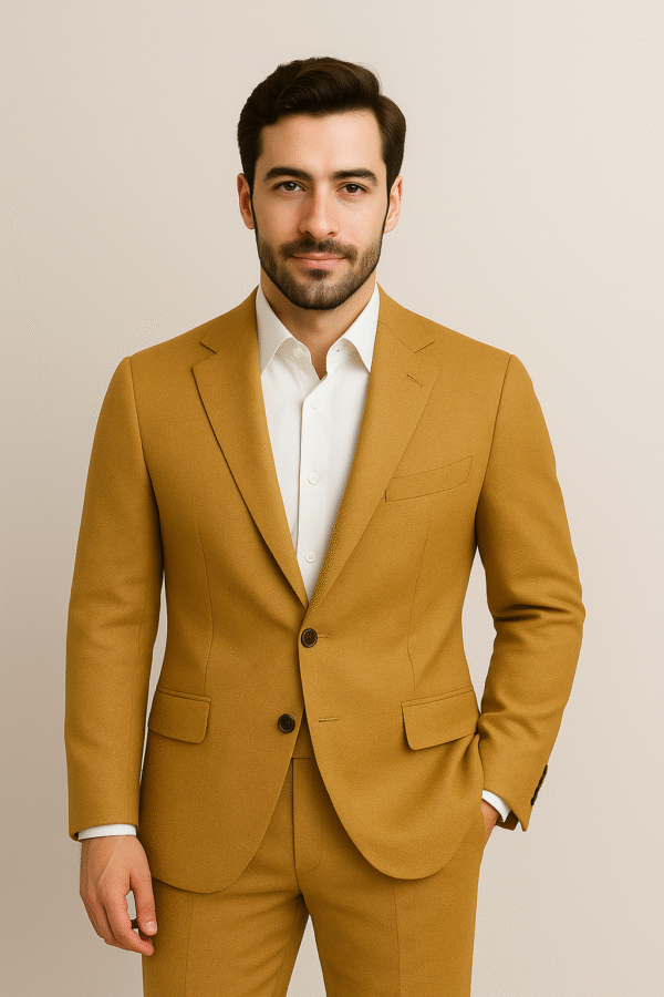 Croneeck-Mustard Yellow Suit